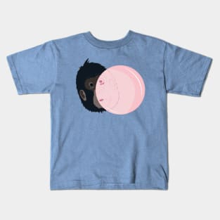 Gorillas like chewing gum too Kids T-Shirt